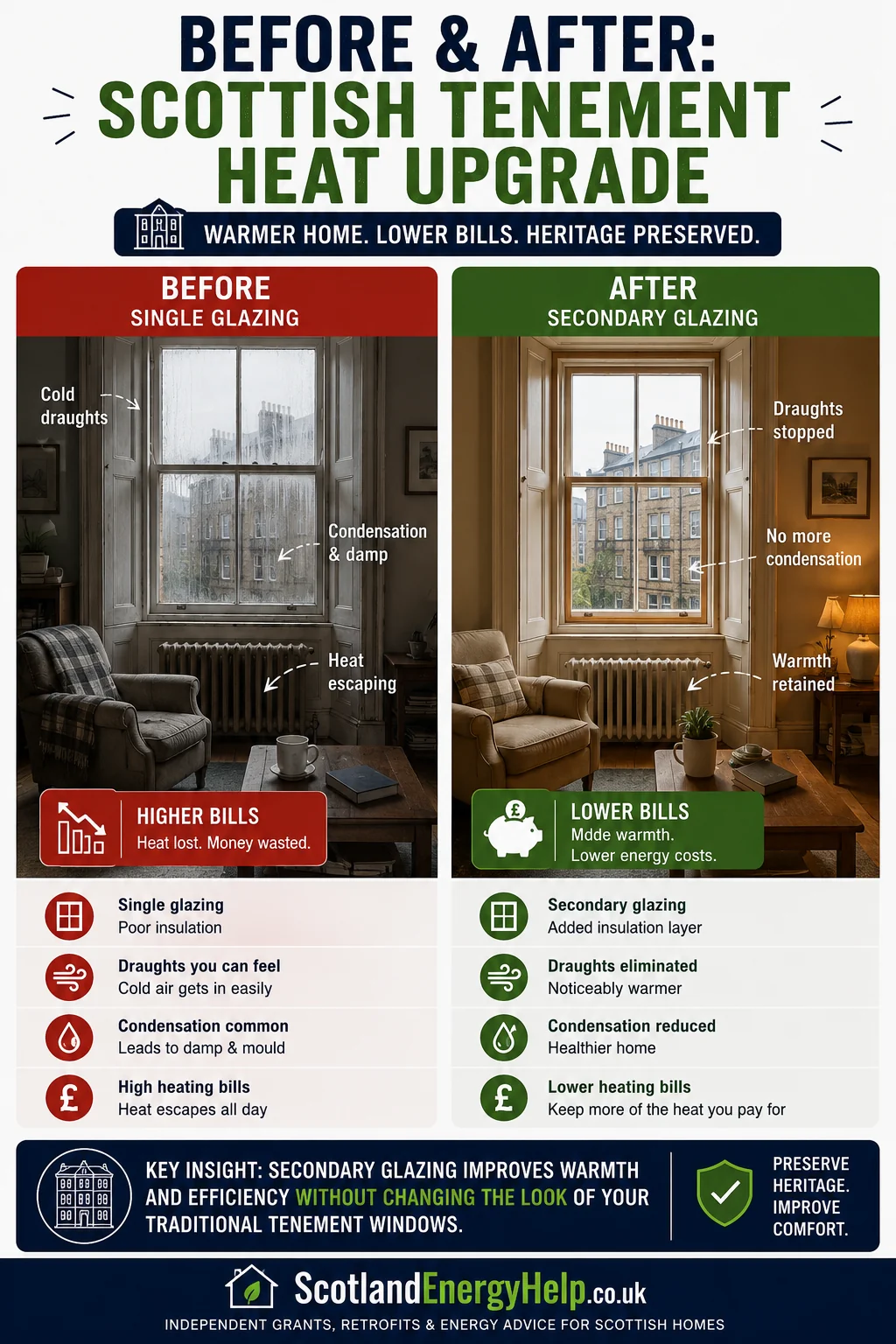 Double Glazing and Window Upgrades in Scotland 2026 — overview infographic
