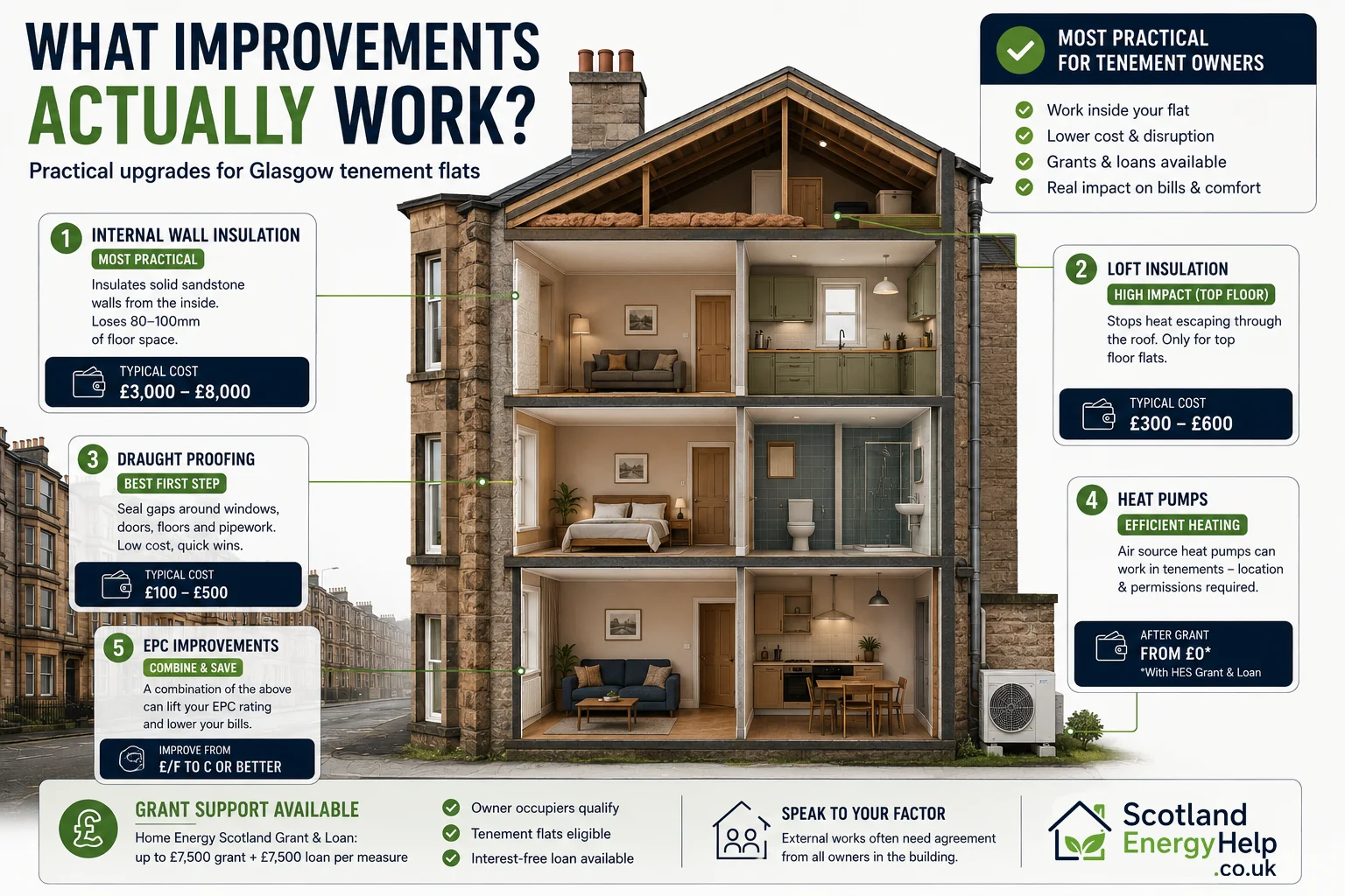 What improvements actually work in a Glasgow tenement flat