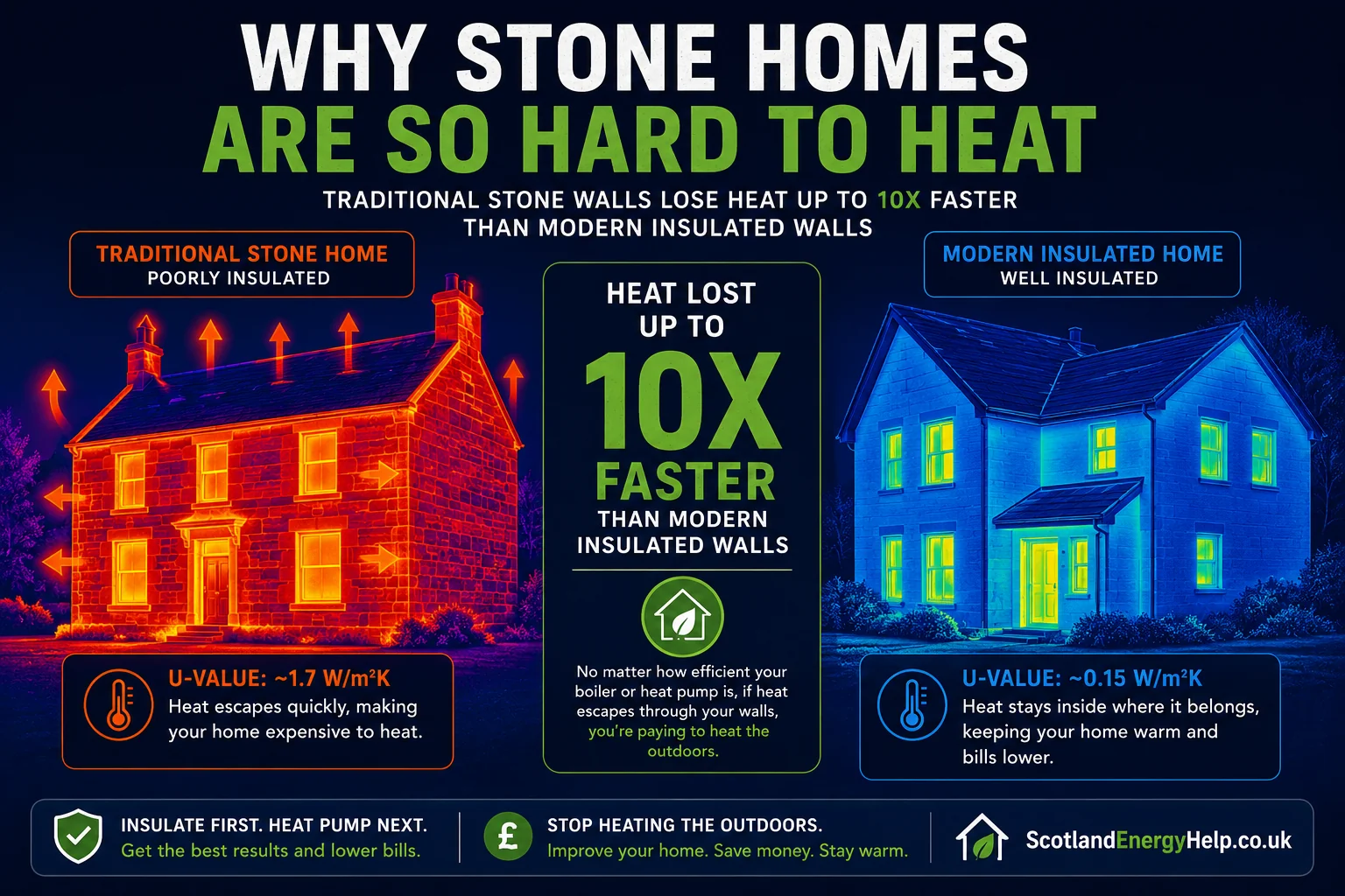 Retrofitting Sandstone and Stone Homes in Scotland 2026 — overview infographic